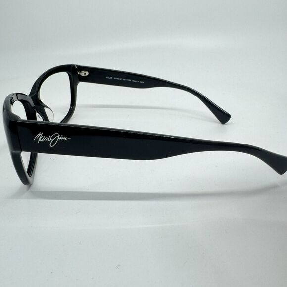 Maui Jim Plumeria MJ 768-02 Gloss Black Sunglasses Frame Only 55/17 135 H11676 - Picture 2 of 7